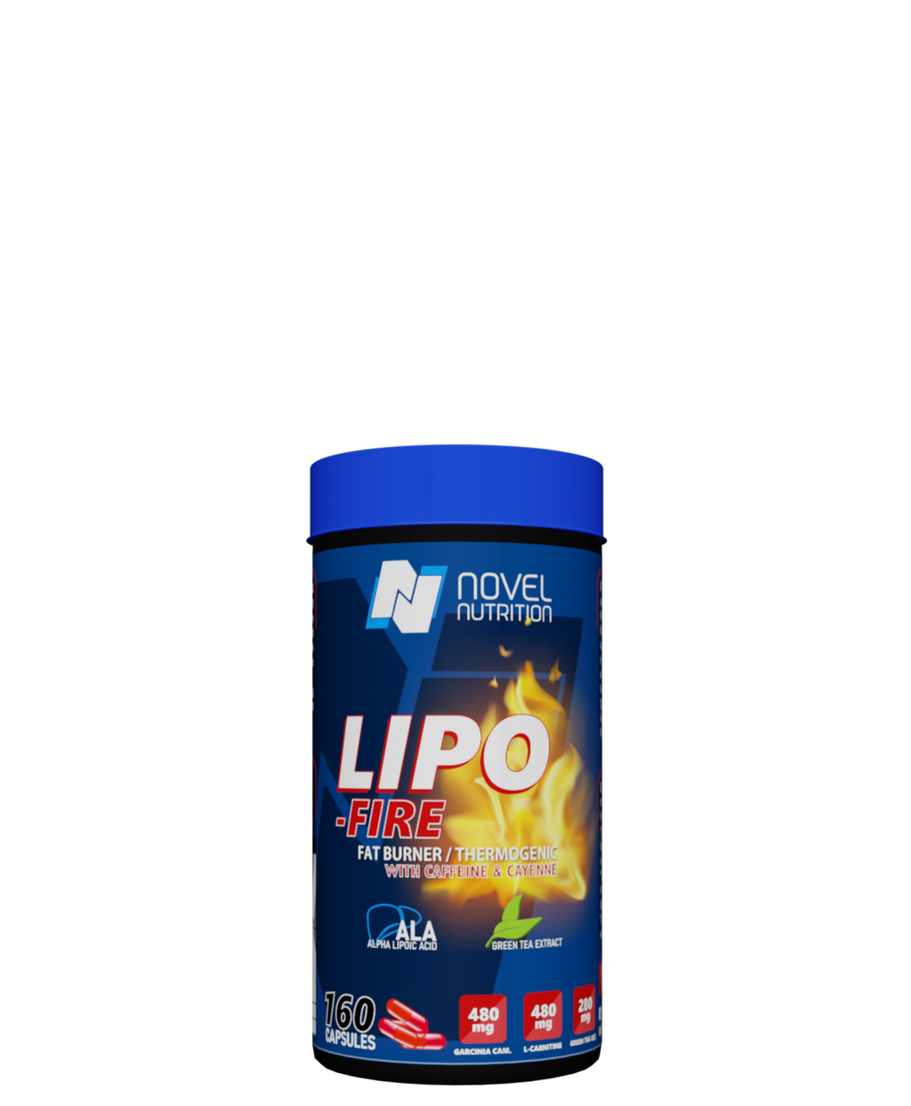 LIPO-FIRE FAT BURNER / 160 CAPSULES (WITH CAFFEINE)